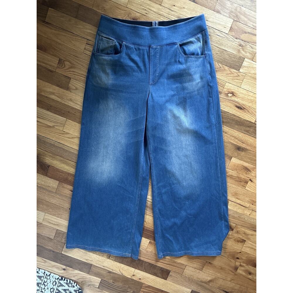Halara Flex™ High Waisted Pockets Baggy Wide Leg Washed Casual Jeans Womens XL - Picture 3 of 9